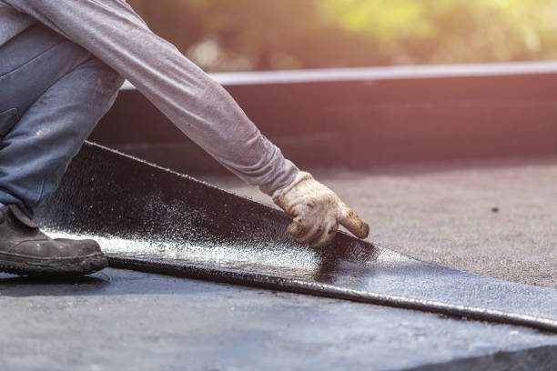 Professional Emergency Waterproofing technician working in Beverly Shores, IN
